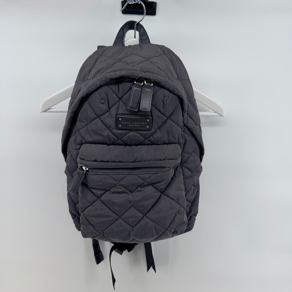 Marc Jacobs Charcoal Quilted Backpack - Picture 2 of 5